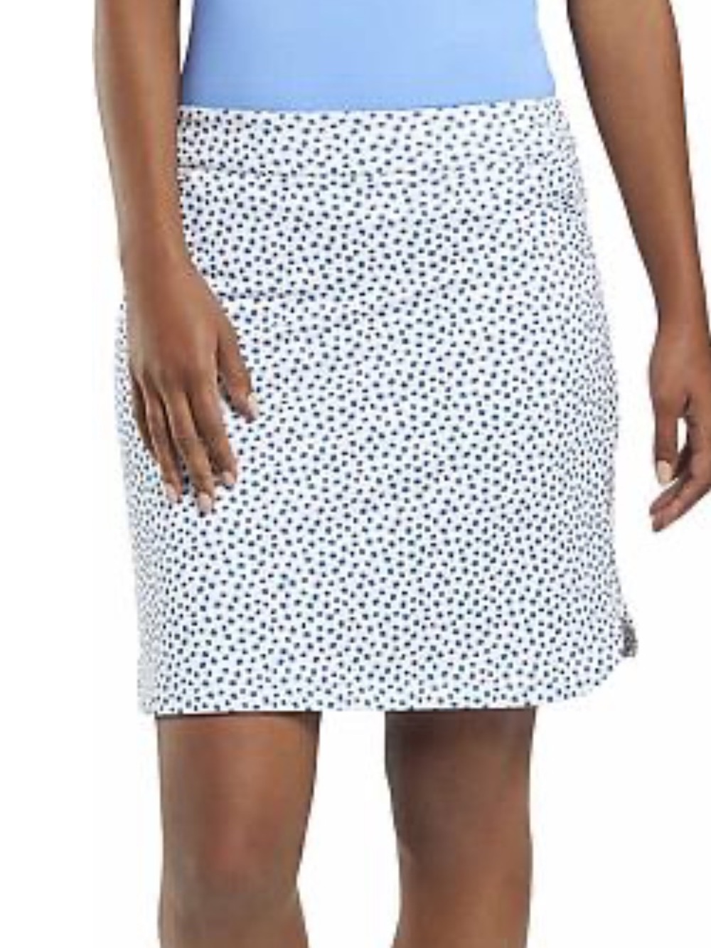 New Peter Millar Performance Alice Petal Hem Dot Skort Golf